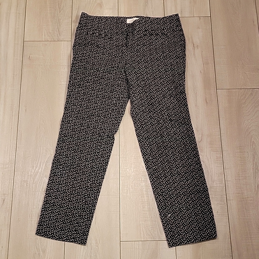 LOFT butterfly dress pants